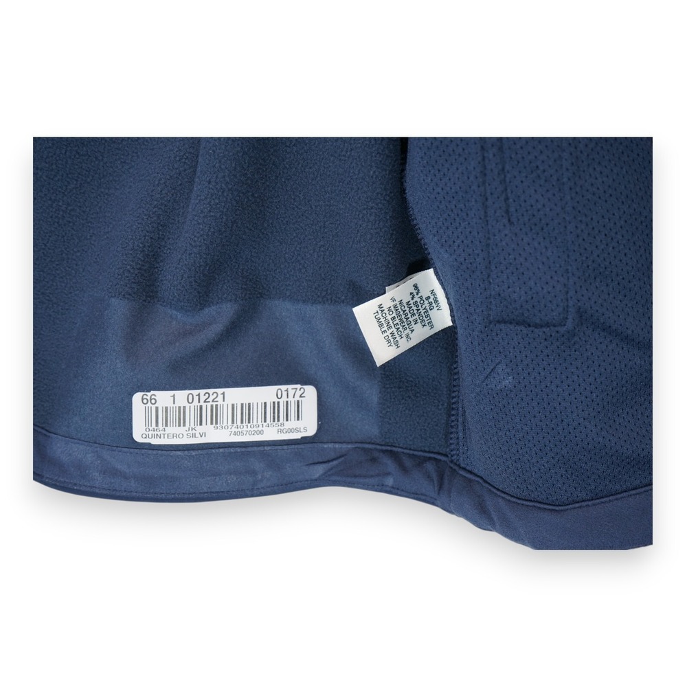 The North Face Men's Small Softshell Dark Navy Blue Full Zip Long Sleeve - Picture 9 of 10